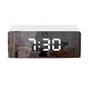Mirror Desk Clock Watch  Digital Alarm Clock LED Backlight Thermometer Display Table Clock Reloj Despertador