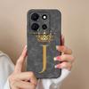 For Infinix Note 30 Pro 30i 30 VIP Phone Case Cute Panda Letters Soft High Quality Liquid Silicone Shockproof Couple Back Covers