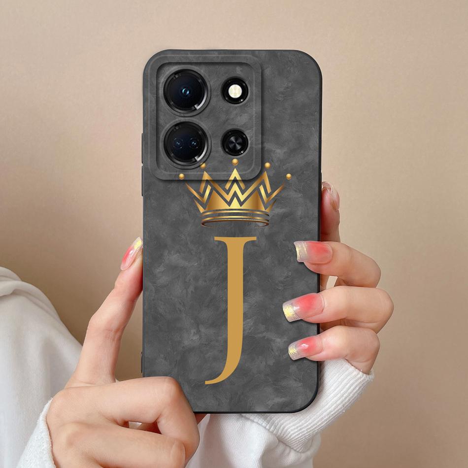 For Infinix Note 30 Pro 30i 30 VIP Phone Case Cute Panda Letters Soft High Quality Liquid Silicone Shockproof Couple Back Covers