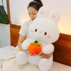 Card Good Things Rabbit Plush Toy Send Girlfriend Persimmon Rabbit Birthday Gift Doll Machine Doll Wedding Throwing