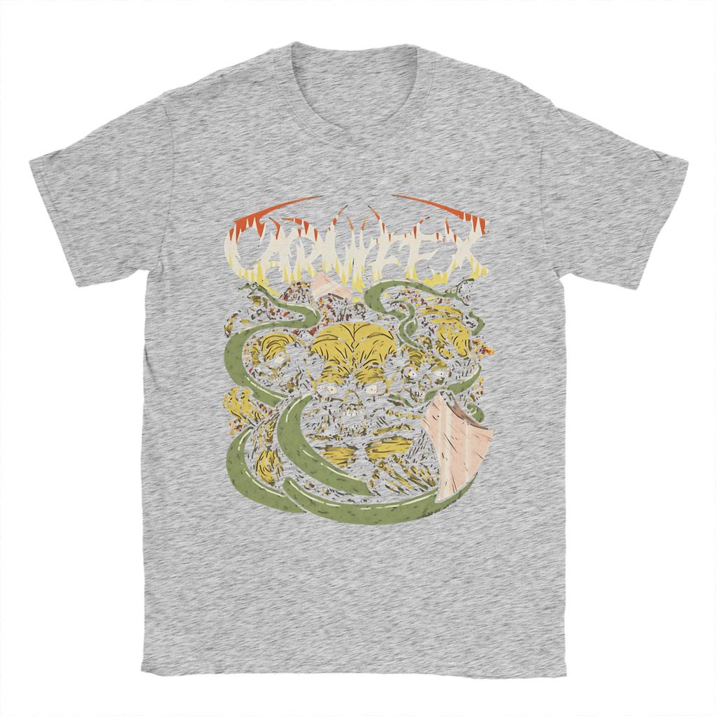 Amazing Carnifex Band T Shirt Summer  100 Cotton T Shirts For Unisexs Harajuku Print Tee Shirt Short Sleeve Vintage Top Tees