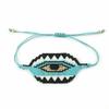 Fashion Beaded Bracelet Adjustable Lip Biting Bangle Cool Demon Eyes Hand Chain  Girl