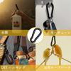 Carabiner Small Key Ring Black Spring Hook Load Capacity Clip