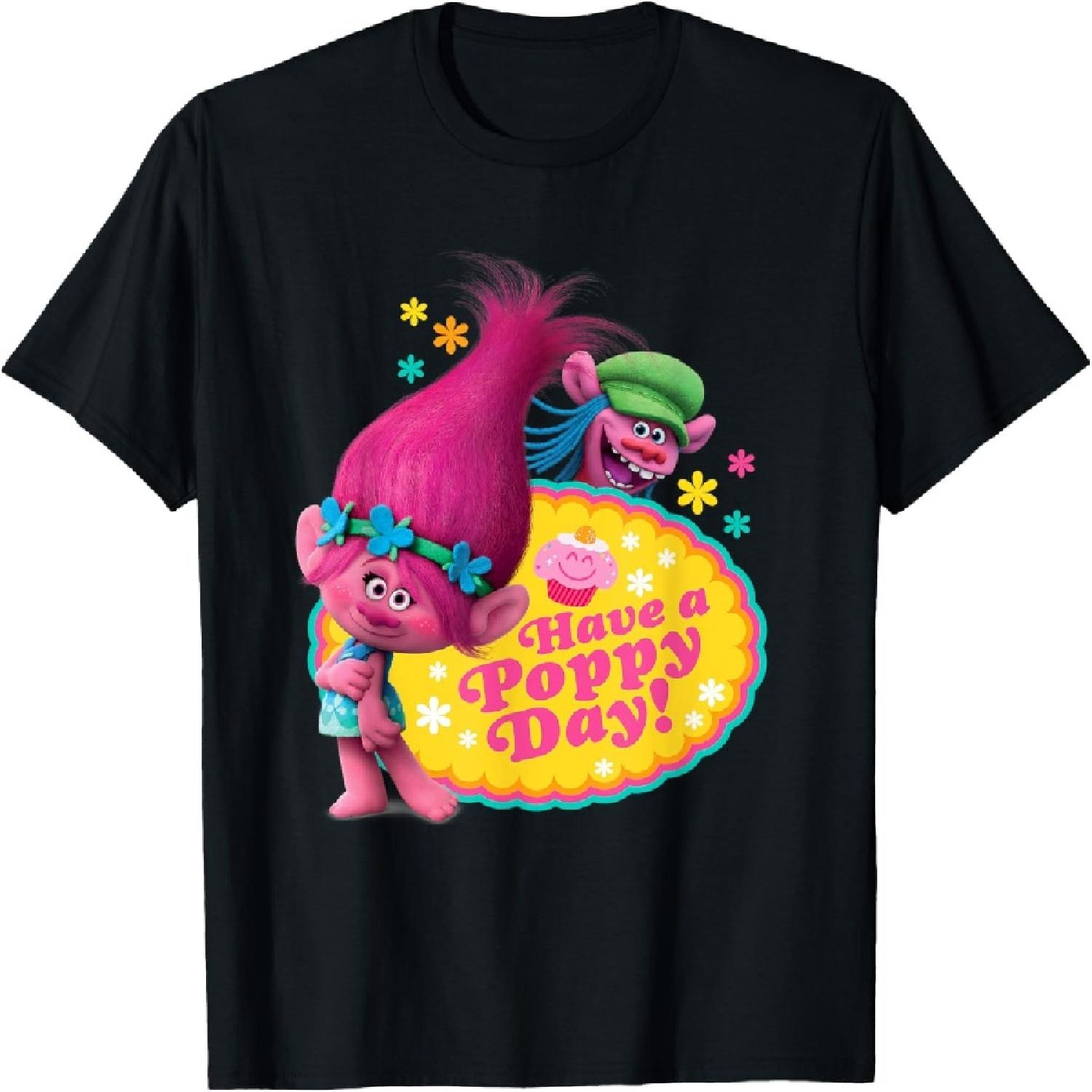 DreamWorks  Trolls Poppy and Cooper Happy T-Shirt XXXXXL разноцветный