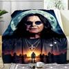 Ozzy Memorial Blanket Flannel Throw for Sofa, Indoor, Camping, Living Room, Office, Chair, And Bed Soft Birthday Gift