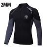 3MM Herren Neoprenanzug Tauchanzug Reißverschluss Jacke Hose Speerfischen Bademode Kajak Surfen Badeanzug