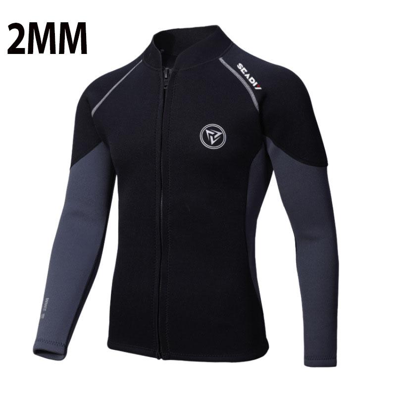 3MM Men Wetsuit Neoprene Scuba Diving Suit Zipper Jacket Pants Spearfishing Swimwear Kayak Surfing Swimsuit