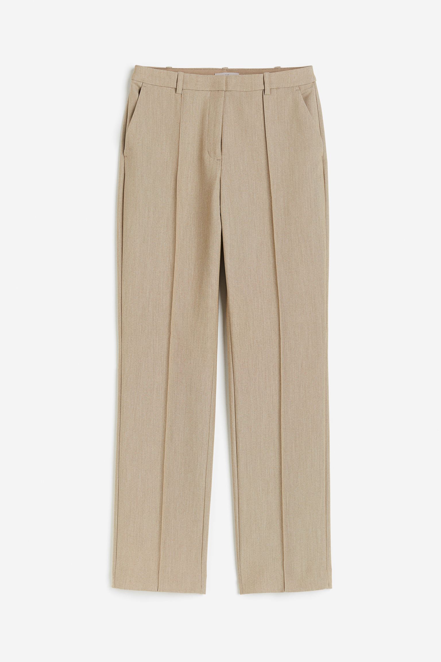 

Crease-leg trousers