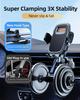 Oatsbasf Car Air Vent Clip Phone Holder Adjustable for 4.7-6.8'' Device with Extendable Arm Phone Stand Universal for iPhone