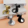 Adjustable Height Magnetic Zinc Alloy Door Stop - Punch-Free, Anti-Collision, Invisible Design