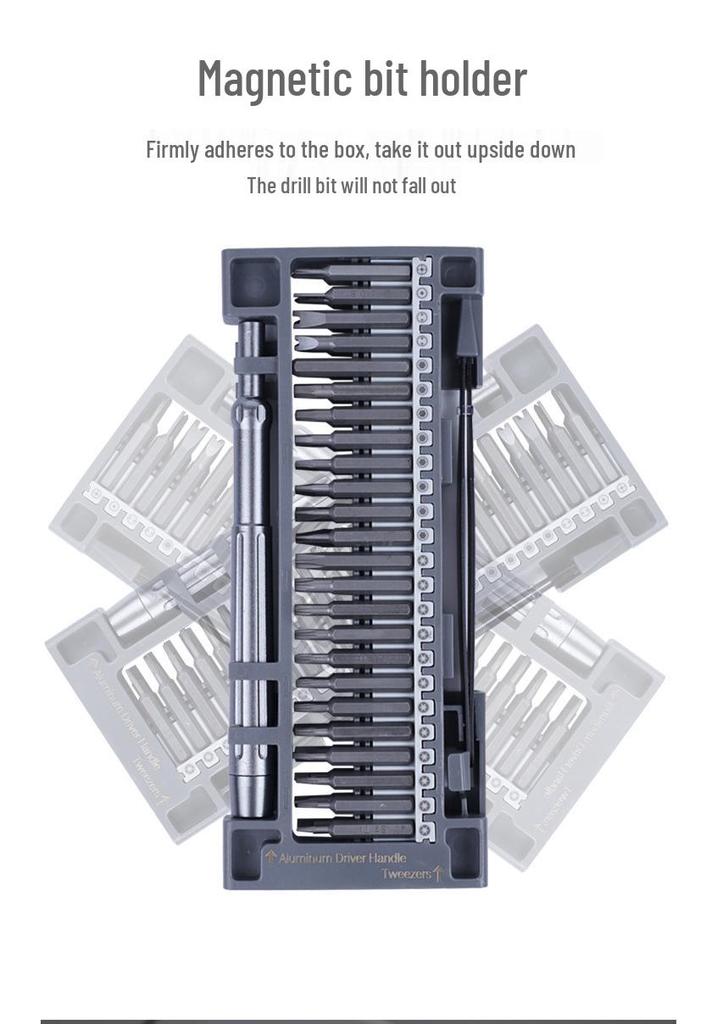 50-in-1 Precision Screwdriver Set for Household and Mobile Repair