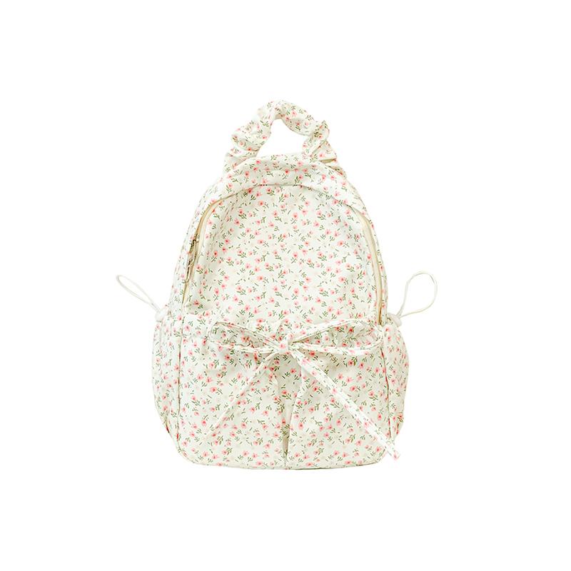 

Рюкзак с цветочным принтом, студенческий школьный рюкзак, женский рюкзак большой вместимости Small