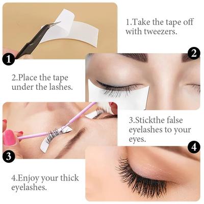 Rouleau de bandes adhésives pour les yeux, 110 pièces/rouleau, patchs sous les yeux, tampons de Gel en mousse, autocollants pour extensions de cils, accessoires de maquillage