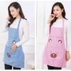Küchenschürzen Mode Unisex Damen Herren Schürzen Gewerblich Restaurant Zuhause Latz