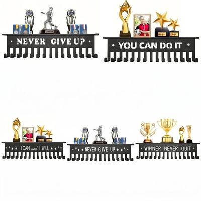 Innovative Medals Hanger With Additional Key Hook Portable Size For Small Space
