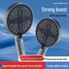Five-Speed Adjustable Handheld Shower Head with Large Panel Spray