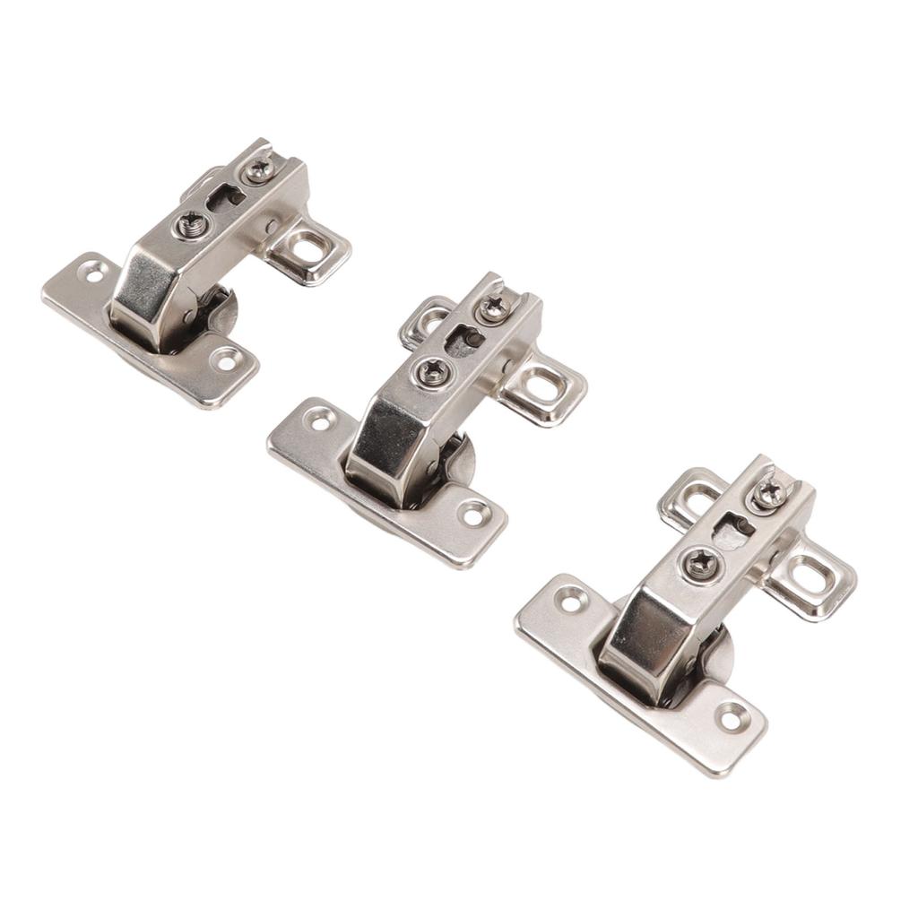 3Pcs Folding Hinges Zinc Alloy 180 Degree Integral Short Arm Hinge Set Hardware for Cabinet