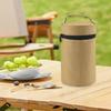 Camping Bowl Bag Waterproof Portable Divided Zippered Dishes Container Camping Travel Tableware Storage Bag For Hiking Barbecue