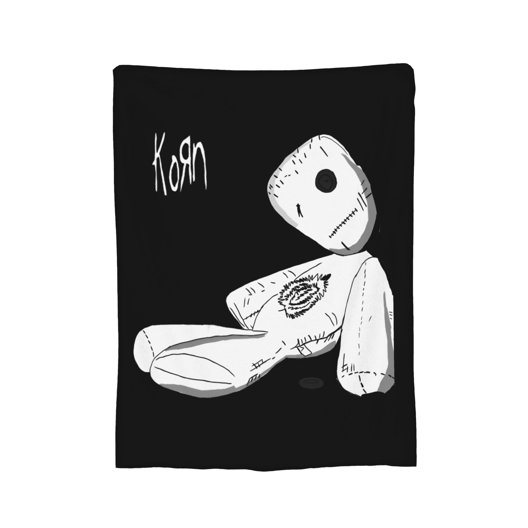 

Korn Metal Rock Band Blanket Flannel Printed Multifunction Ultra-Soft Throw Blanket for Bed Car Bedspreads 30x40in