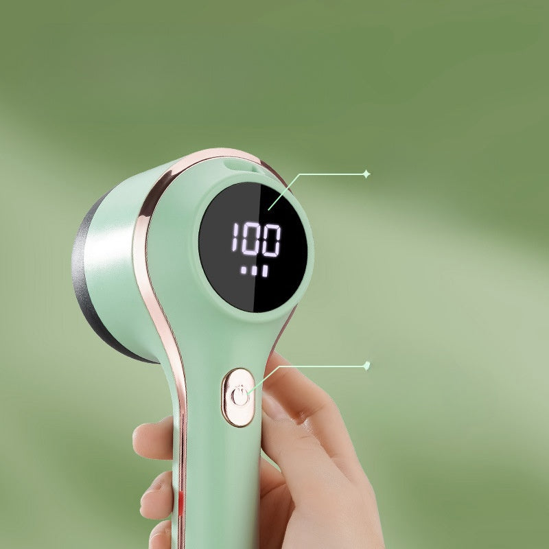 3-speed adjustment Portable Lint Remover Hair Ball Trimmer Fuzz Pellets Clothes Sweater Fabric Shaver with LED Digital