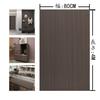 Boobest Dark Gray Wood Grain Wallpaper Sticker, 80cm Wide X 400cm Long, Peelable, Waterproof, Stain-Resistant, Easy To Clean, Large Size, Wood Grain S
