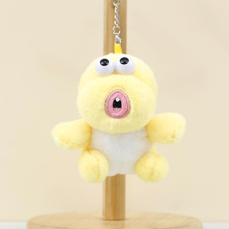 

Зеленый динозавр милый плюшевый брелок для пар милый и мягкий украшение для сумки YellowEyed Dinosaur