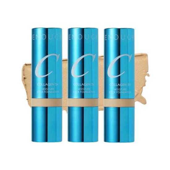 Enough Collagen 3X Moisture Stick Foundation SPF50+ PA++++ 14g (6 Options)