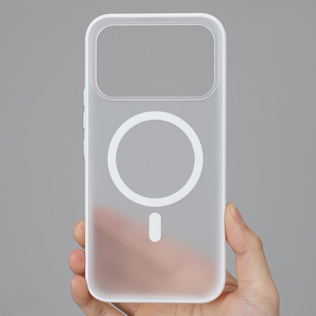 For POCO F9 Ultra / f9 Pro Case Matte Transparent Magnetic Protective Back Cover For MagSafe Wireless Charging Phone Shell Funda