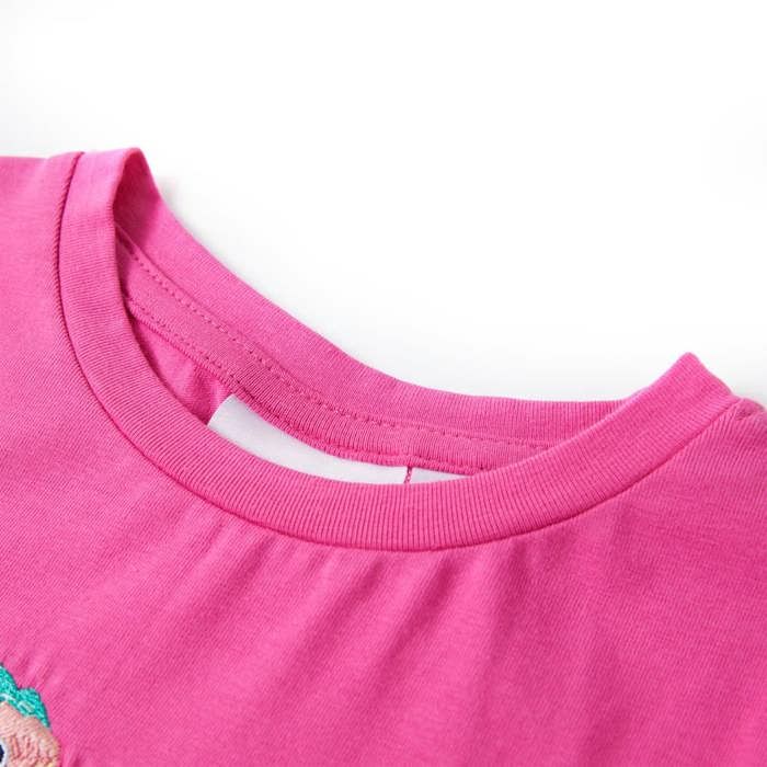 T-shirt pour enfants rose foncé 92/104/116/128/140