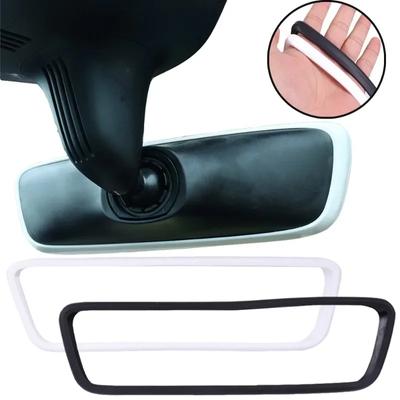 Rear View Mirror Protector Cover Car Interior Modification Silicone Rearview Mirror Protective Sleeve Frame for Tesla Model 3/Y