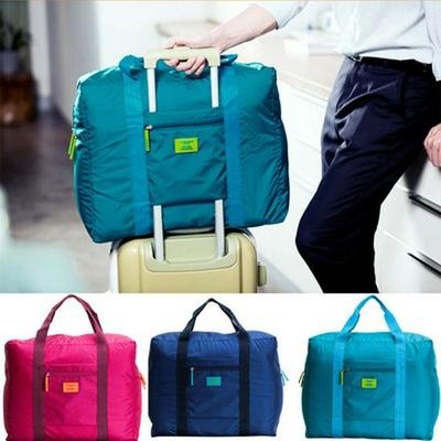 Borsa Organizer da Viaggio Pieghevole in Nylon Impermeabile Stile Coreano per Vestiti