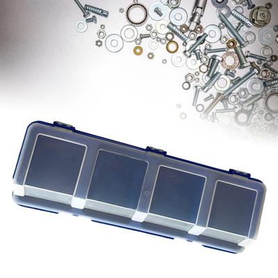 Screw Organizers Bins with Lids Plastic Hardware Organizer Box with Compartment Bolt Organizer Plastic Divided Case