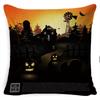 Pillow Case Holiday Party Halloween Horror Bat Office Pillow Case Car Waist Support Cushion Lumbar Pillow