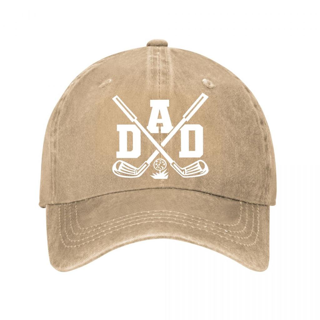 Dad Golf Snapback Hat New Vintage Washed Cotton Baseball Cap Parent Kids Sun Hats