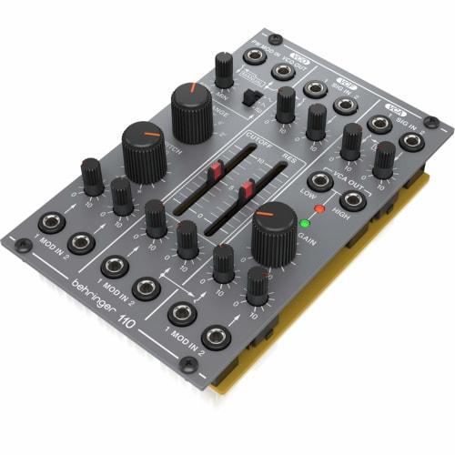 Behringer SYSTEM100 Series 110 VCO/VCF/VCA Modular Analog Synthesizer, Eurorack Compatible, Analog VCO/VCF/VCA Module, Gray