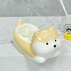 Shiba Inu Soap Box Drain Soap Storage Rack Cute and Creative Home Toilet Non Water Storage Soap Rack Bathroom accessories