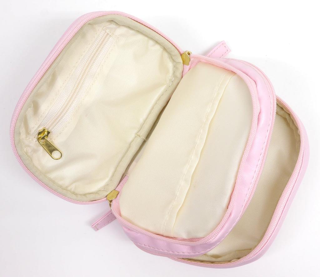Misasa The School Sewing Kit Pink Zipper Pouch Round Type 1764 Bears'