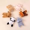 Pocket-Sized Plush Panda Mouse Wrist Pad Toy – Desktop Companion Doll