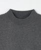 NODU Mock Neck Half Turtleneck Knit [Gray]
