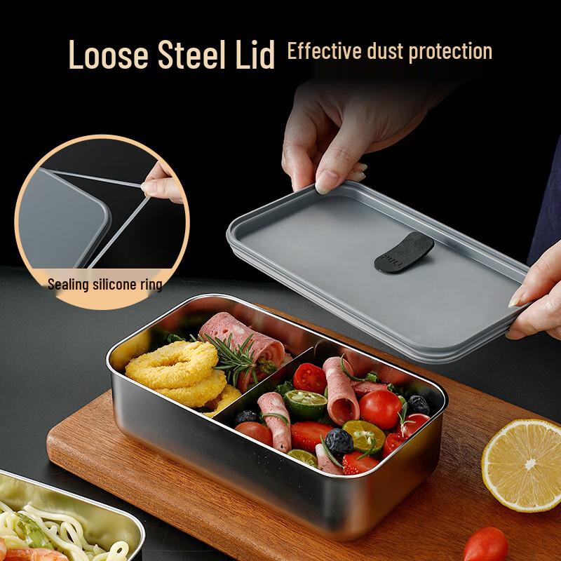 Yi Pan 304 Stainless Steel Microwaveable Lunch Box