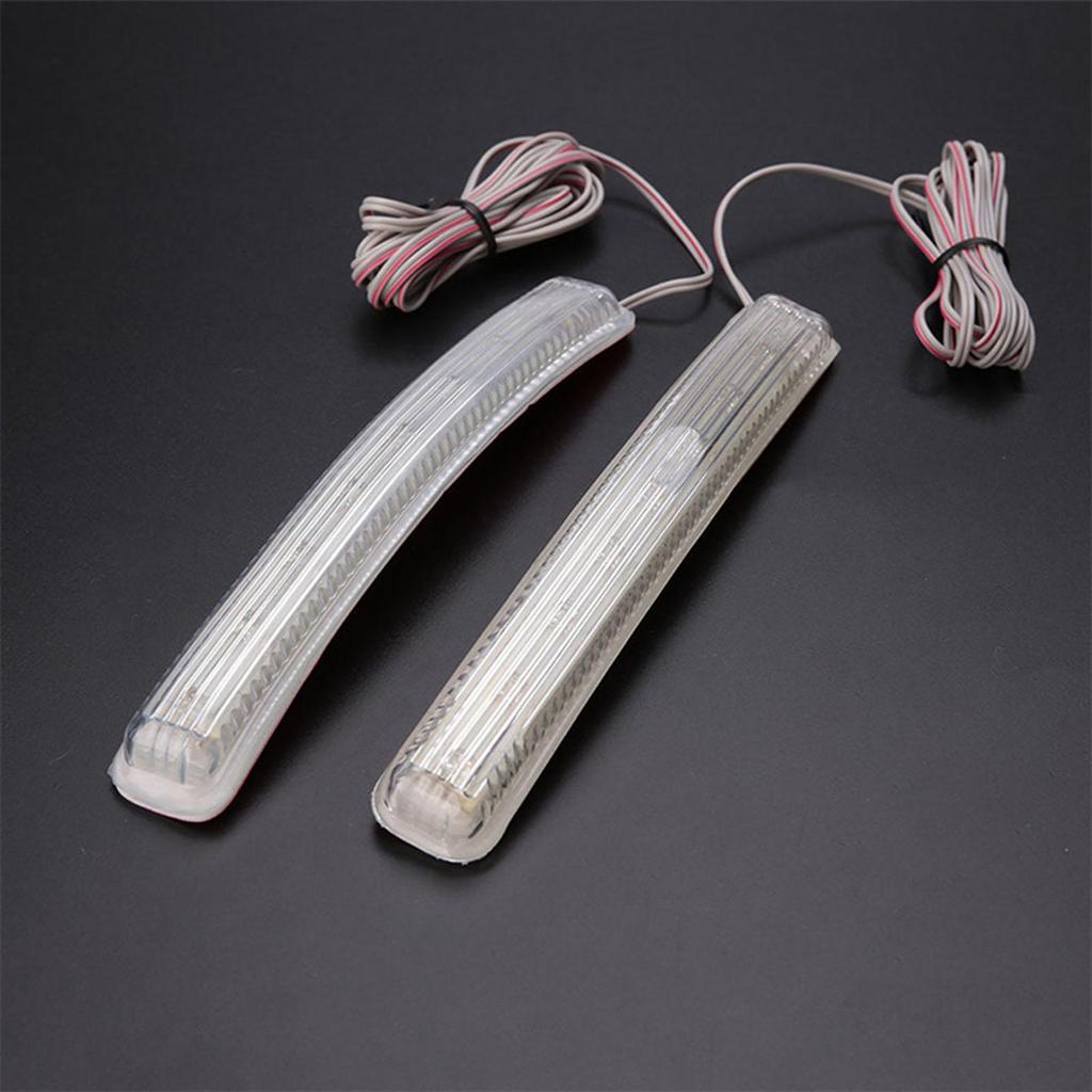 Universal LED Turn Signal Light Mirror Soft Glue 12V 9LED 2Pcs
