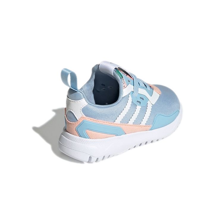 Her Studio London X Adidas Original Flex I Colorful Blossoms Baby Sneakers Blue Haze-Coral Cloud-White Q47142