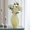 Französische Vase Gefühl Glas Milchiger Jadeschimmer Wohnzimmer Wasser Nährend Blumenarrangement Antikes Blumengeschirr Muttertag