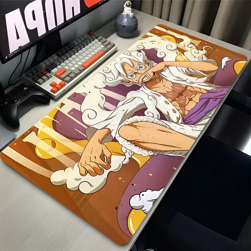 Mouse Pad Gaming Accessories Large Keyboard Nonslip Rubber Computer Carpet Anime One Piece Desk Mat Pc Gamer Luffy Mousepad
