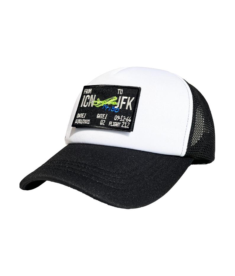 Gesison Velcro Trucker Mesh Cap_White
