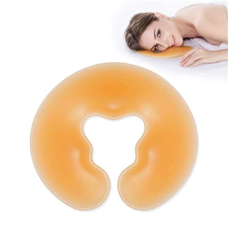 6 Colors Beauty Salon Lying Pillow New Soft Salon SPA Massage Silicone Face Relax Cradle Cushion Bolsters Pillow Pad Beauty Care