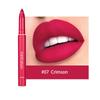 12 Colors Matte Waterproof Velvet Nude Lipstick Pencil Sexy Red Brown Pigments Makeup Long Lasting Profissional Lip Liner