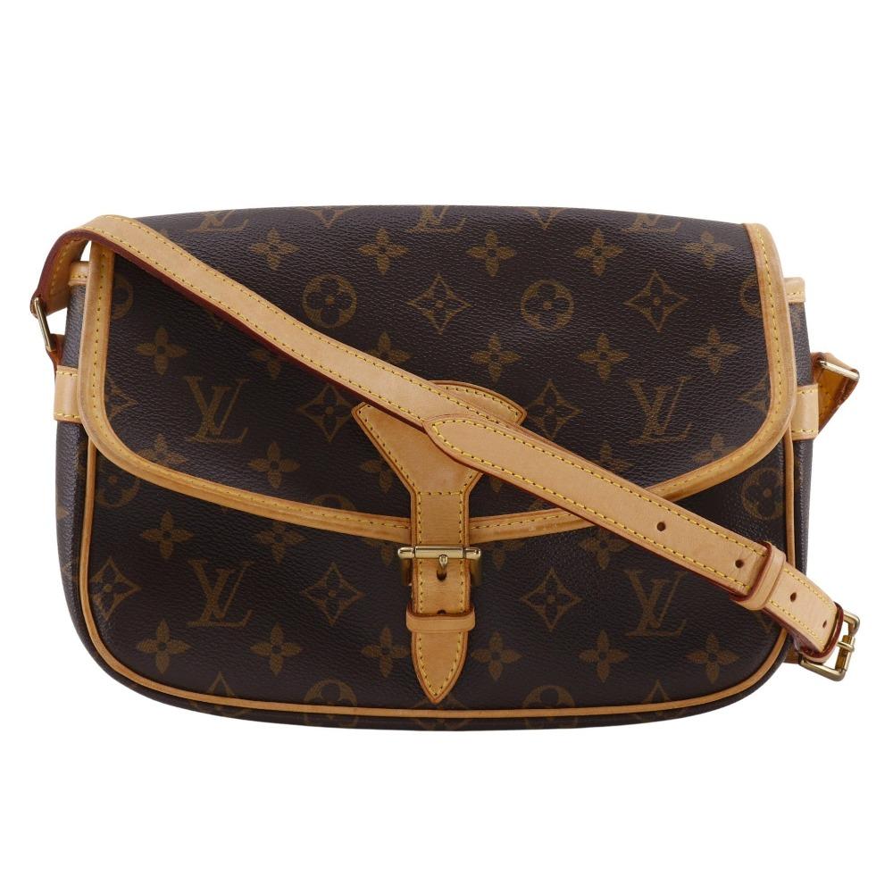 LOUIS VUITTON Sologne Shoulder Bag M42250 Brown Monogram canvas Women Used