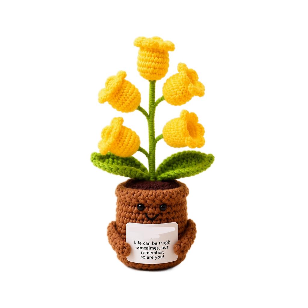 of the Night Light – Potted Plant Decoration with Encouragement Card