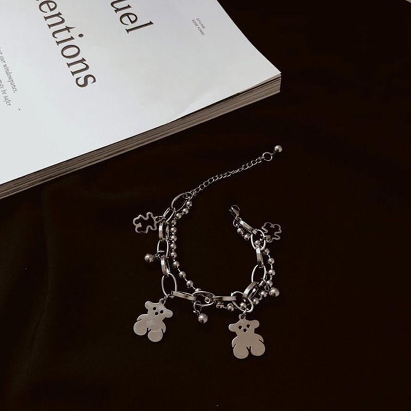 Ins Style Zircon Beaded Bracelets For Women Girls  Sweet Sparkling Exquisite Wrist Chain Bracelet Party Jewelry Gifts